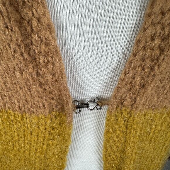 Free People Over the Rainbow Cardigan Womens XS Sweater Mohair Blend Duster Long - Picture 5 of 10